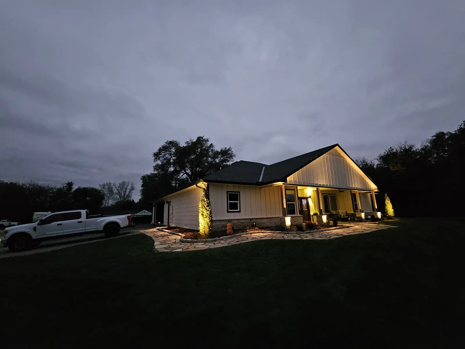 Landscaping Lighting by Jesus Landscaping LLC in Wichita Kansas